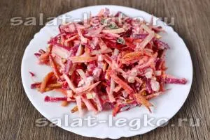 Saláta sült burgonyával