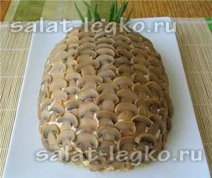 Saláta csirkével és Anas