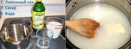 отстраняване Sugar коса у дома
