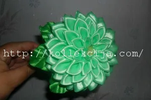 Kanzashi далии майсторски клас
