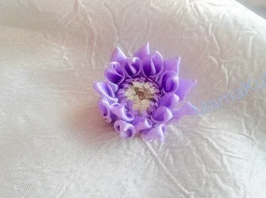Kanzashi далии майсторски клас