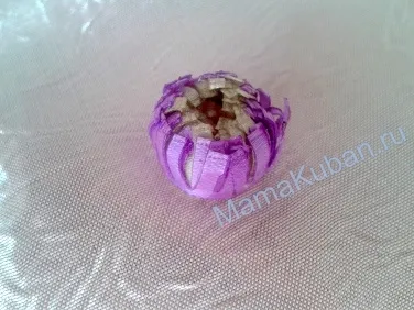 Kanzashi далии майсторски клас