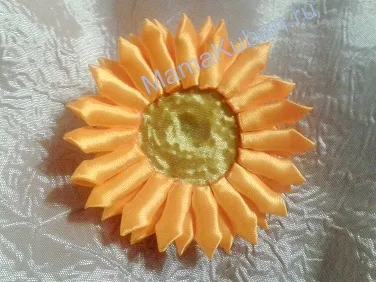 Kanzashi далии майсторски клас