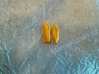 Kanzashi далии майсторски клас