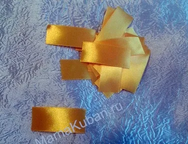 Kanzashi далии майсторски клас