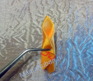 Kanzashi далии майсторски клас