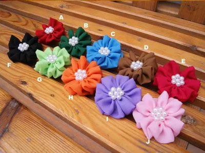 Kanzashi далии майсторски клас