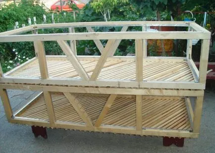 Заек hutches с техните ръце рисунка