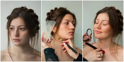 Грим за кафяви очи лято