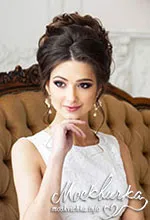 Прически за сватба вечер