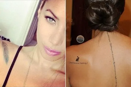 Tetoválás, mint Viktorii Bekhem Tetoválás, mint Viktorii Bekhem