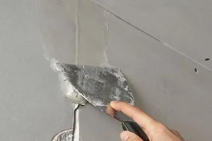 A gipszkarton gitt festés