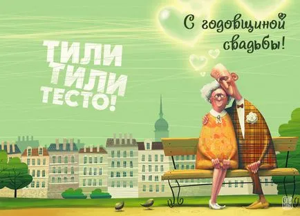 Házassági évforduló kártyák