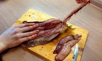 Как бързо почистване на херинга
