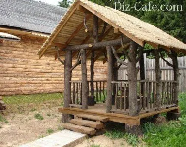 Беседка за градината парцели