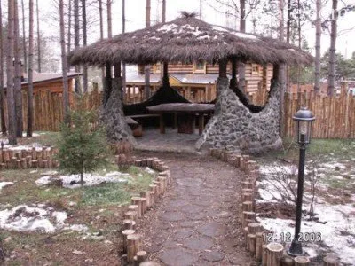 Беседка за градината парцели