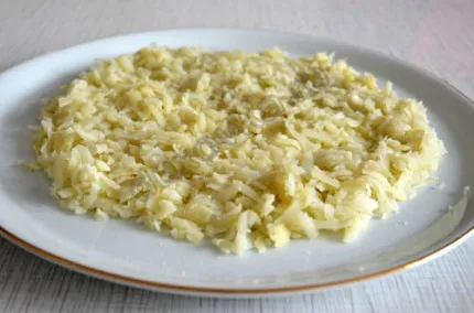 Rák saláta burgonyával Rák saláta burgonyával
