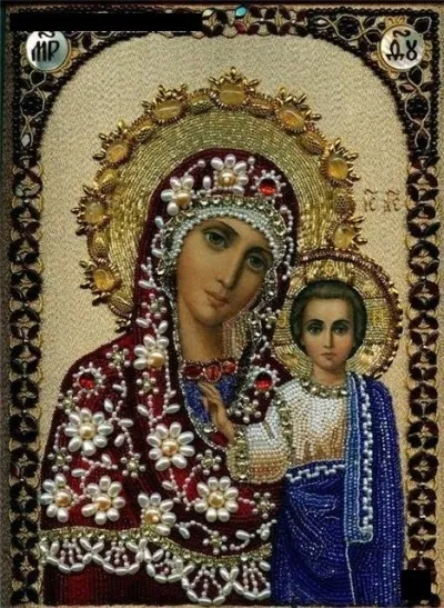 Икони от мъниста със собствените си ръце