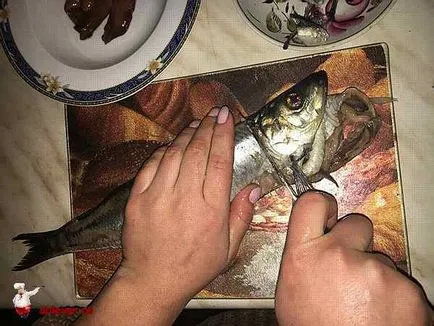 Как бързо почистване на херинга