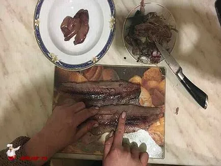 Как бързо почистване на херинга