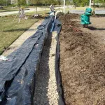 Как да се осигури оттичане на водата от района