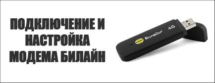 Как да се свържете с модем Beeline интернет Как да се свържете с модем Beeline интернет
