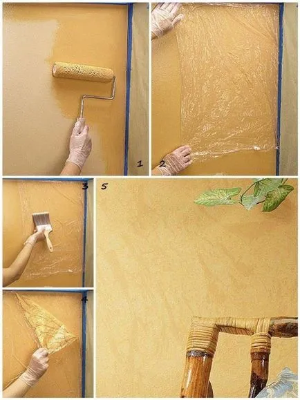 Как да рисува по стените