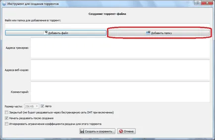 Hogyan készítsünk egy torrent fájlt