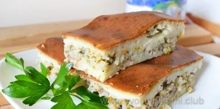 Pie в майонезата с картофи