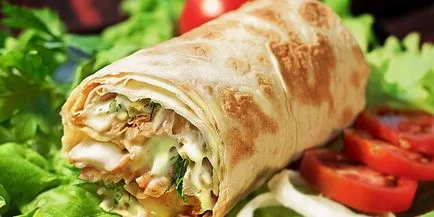 Готвене Shawarma дома