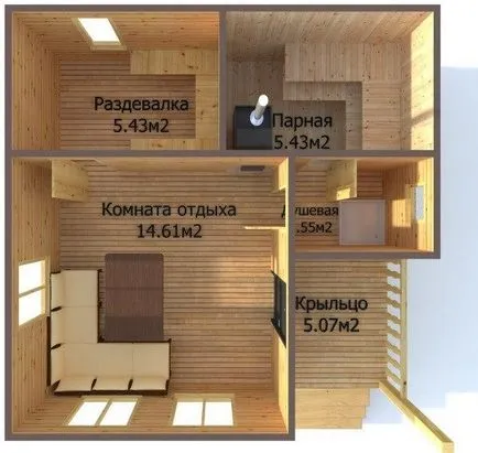Hogyan építsünk egy szauna egy bárban