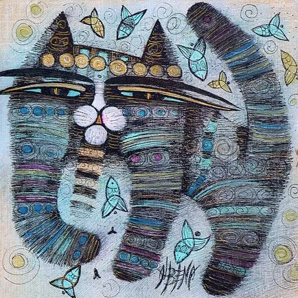 котки художници