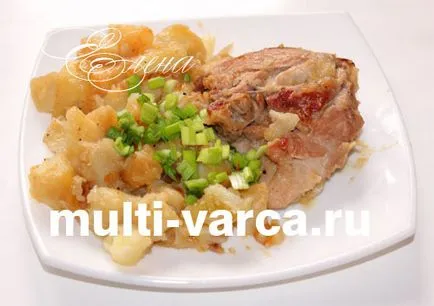 Пилешки бедра с картофи в multivarka