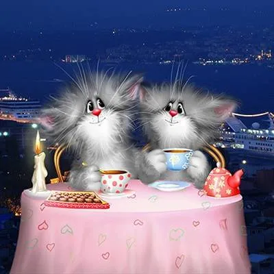 котки художници