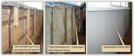 Интериорна декорация балконски пластмасови панели