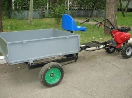 Kocsi motoblockokhoz saját kezűleg