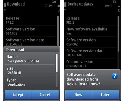 Hogyan lehet frissíteni Symbian