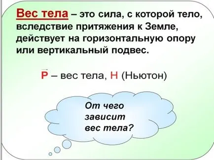 Какво се нарича тегло