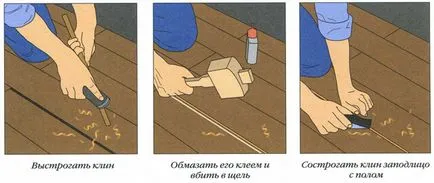 Как да се запечата пукнатините в дървени подове Как да се запечата пукнатините в дървени подове