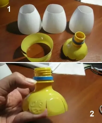 Както на пластмасови бутилки, за да се направи цвете