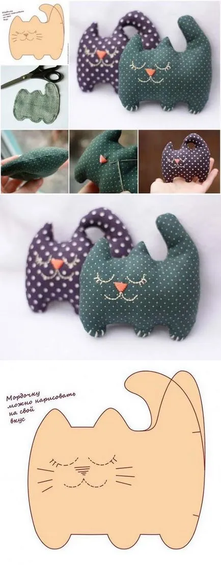 Модели меки играчки котка