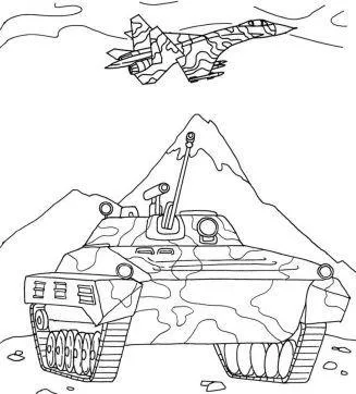 Как да нарисувате военни превозни средства