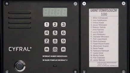 Как да отворите без ключови домофони Metacom
