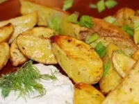Пържени картофи с нищо