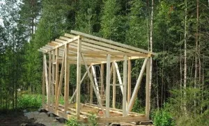 Frame изграждане на гараж