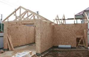 Frame изграждане на гараж