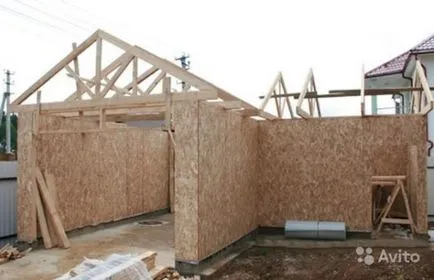 Frame изграждане на гараж