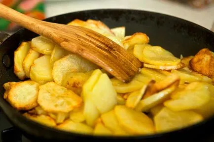 Пържени картофи с нищо