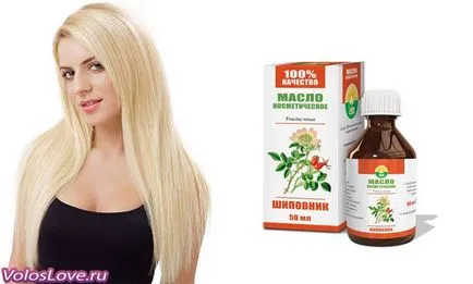 Шипково масло за коса