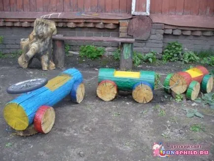 Занаяти с ръцете си от лог